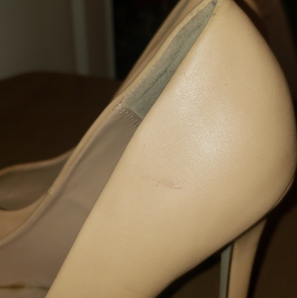 JustFab Evira Nude Pumps Shoes High Heels Stiletto - Picture 7 of 8